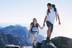 aktyvus gyvenimo būdas, siekiant padidinti potenciją